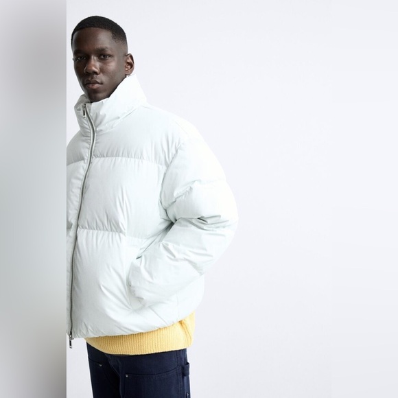 ZARA ~ Water Repellent Puffer Down Jacket - Picture 8 of 10